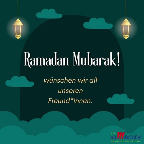 Wir wünschen unseren Freund*innen eine gesegnete Zeit. Ramadan Mubarak! 🌙✨